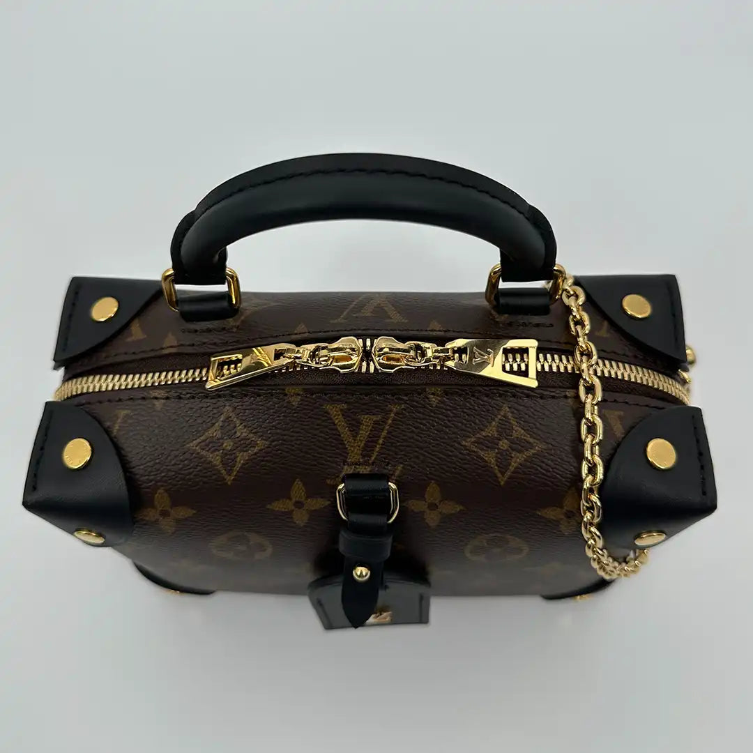 Louis Vuitton Petite Malle Souple Monogram M45571 Fullset / neuwertig Echtheitscheck