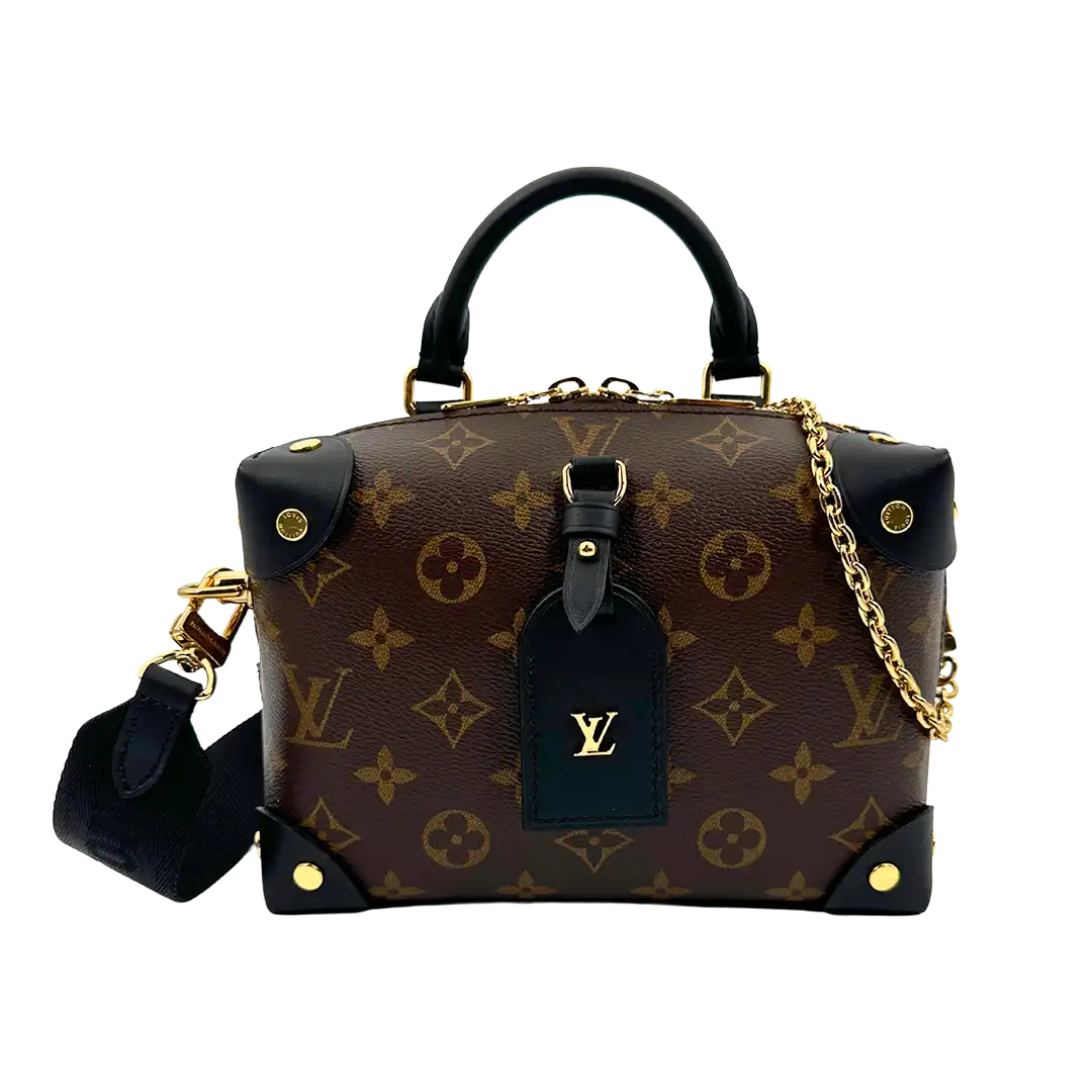 Louis Vuitton Petite Malle Souple Monogram M45571 Fullset / neuwertig Echtheitscheck