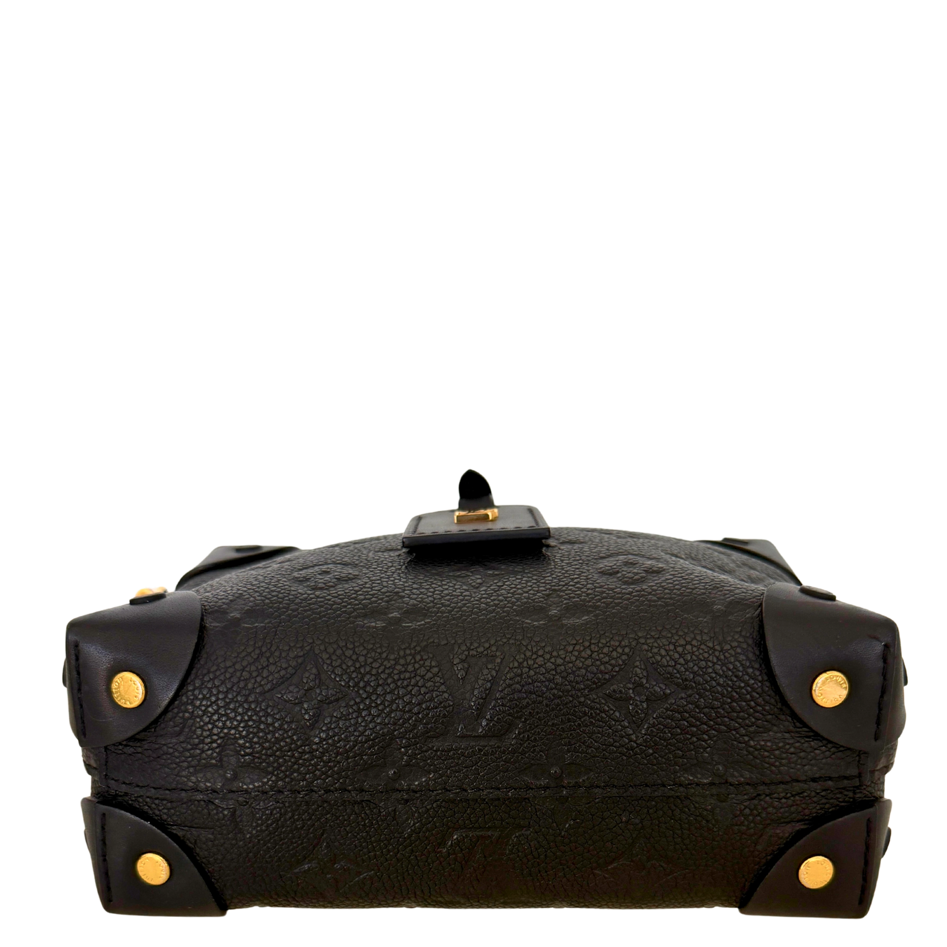 Louis Vuitton Petite Malle Souple Leder M45393 schwarz Fullset / neuwertig Louis Vuitton