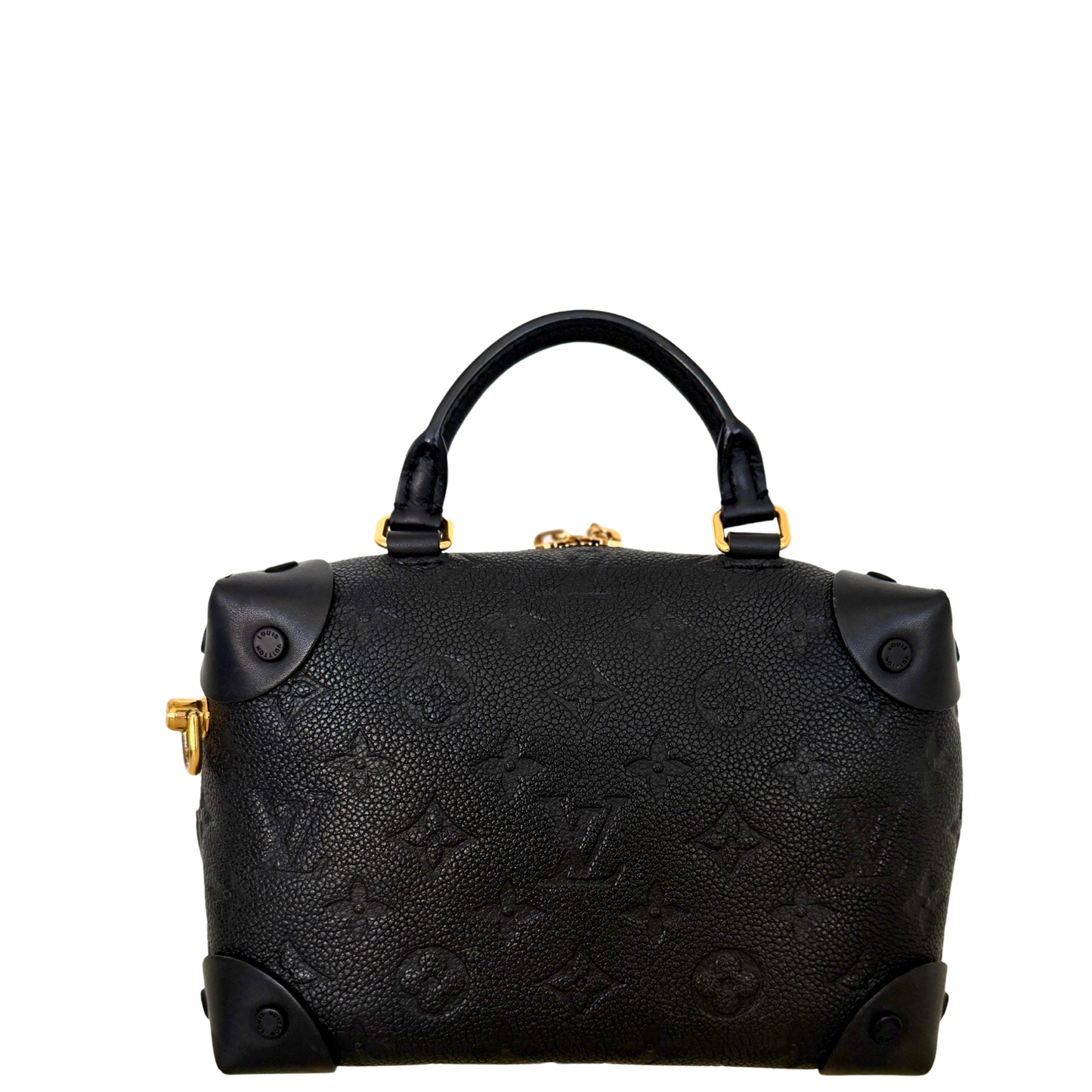 Louis Vuitton Petite Malle Souple Leder M45393 schwarz Fullset / neuwertig Louis Vuitton
