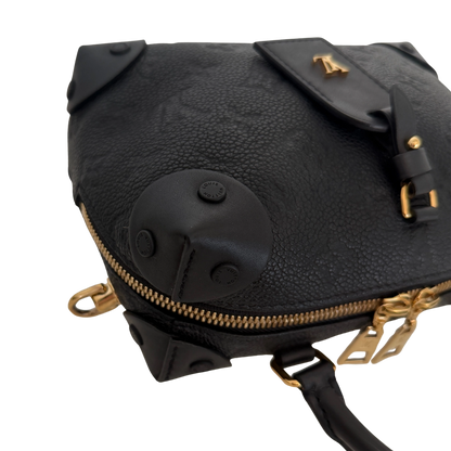 Louis Vuitton Petite Malle Souple Leder M45393 schwarz Fullset / neuwertig Louis Vuitton