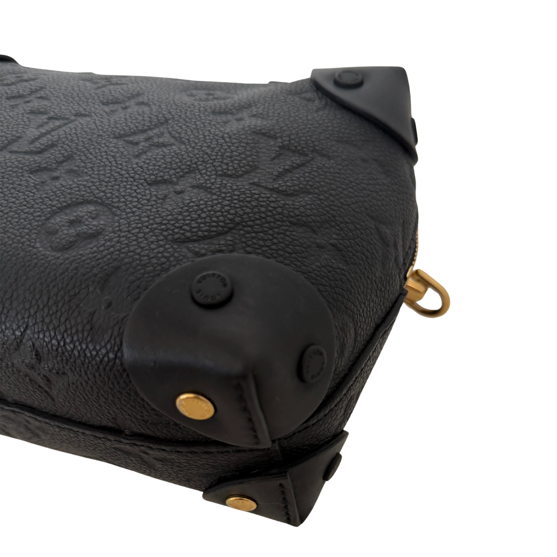 Louis Vuitton Petite Malle Souple Leder M45393 schwarz Fullset / neuwertig Louis Vuitton