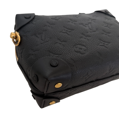 Louis Vuitton Petite Malle Souple Leder M45393 schwarz Fullset / neuwertig Louis Vuitton