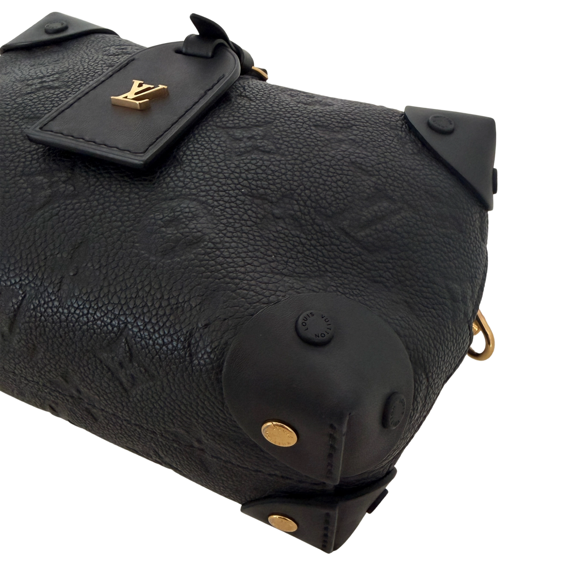 Louis Vuitton Petite Malle Souple Leder M45393 schwarz Fullset / neuwertig Louis Vuitton