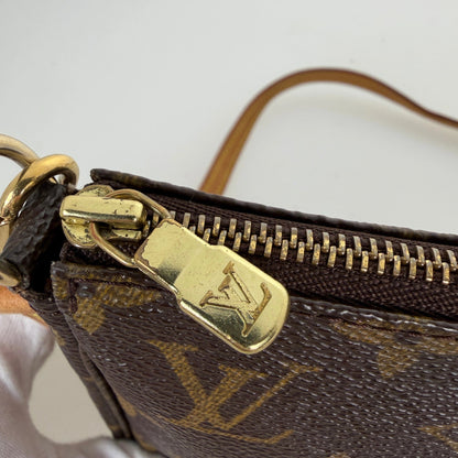 Louis Vuitton Pochette Accessoires Monogram Canvas braun / sehr gut Louis Vuitton