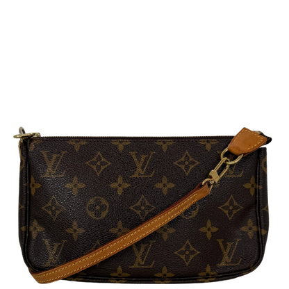 Louis Vuitton Pochette Accessoires Monogram Canvas braun / sehr gut Louis Vuitton