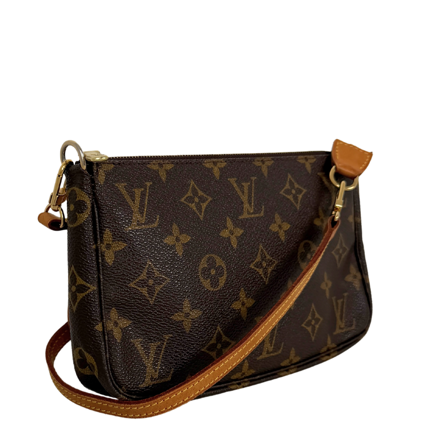 Louis Vuitton Pochette Accessoires Monogram Canvas braun / sehr gut Louis Vuitton