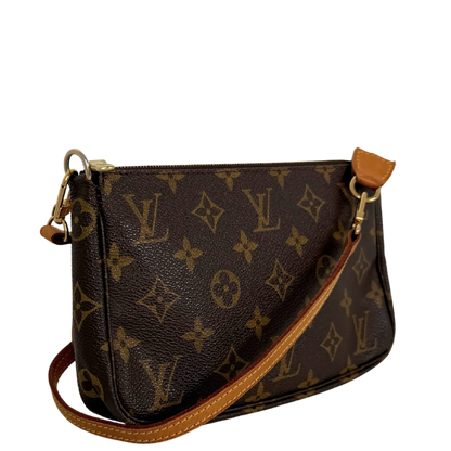 Louis Vuitton Pochette Accessoires Monogram Canvas braun / sehr gut Louis Vuitton