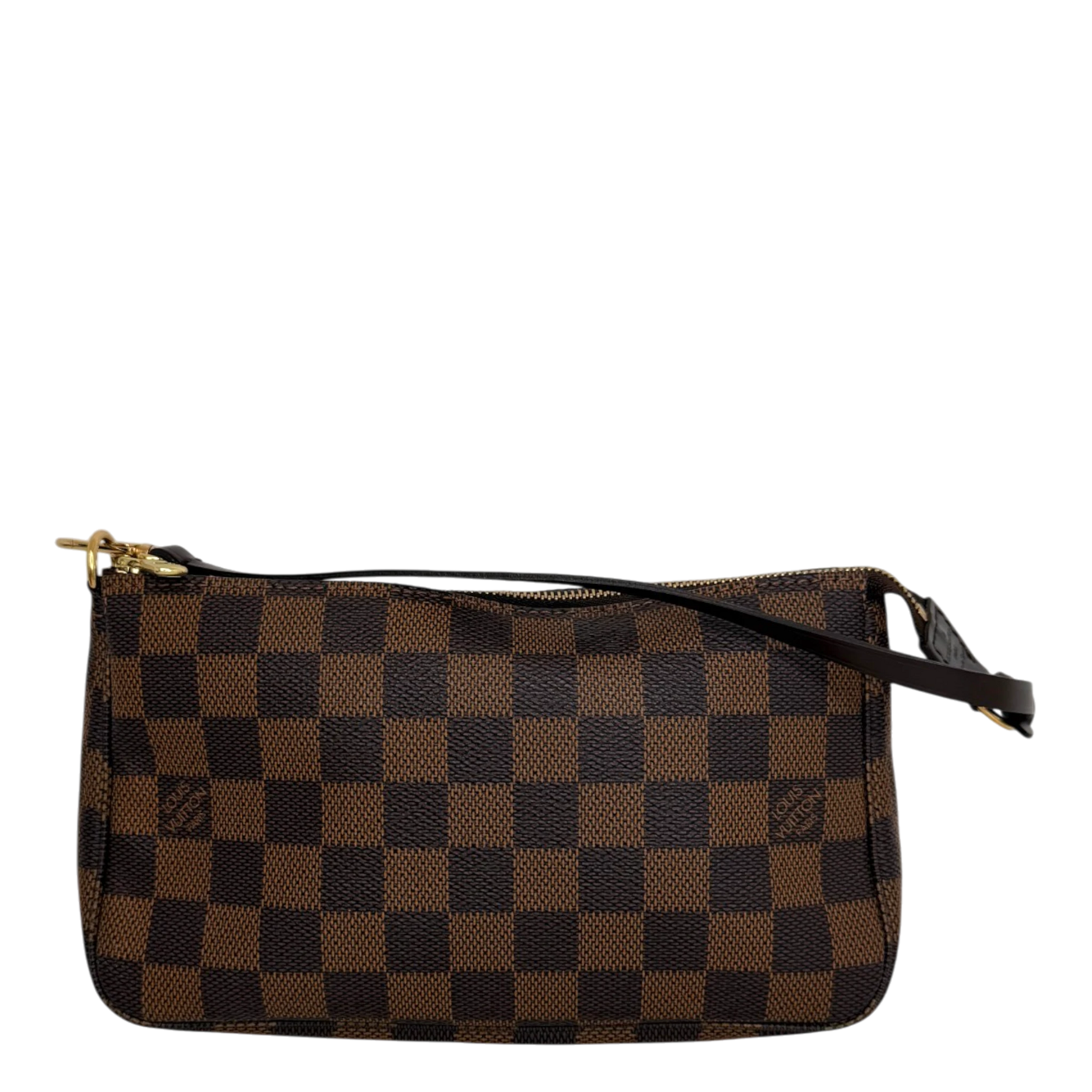 Louis Vuitton Pochette Accessoires Damier Ebène Canvas Braun Gold 2007 Louis Vuitton