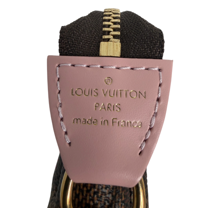 Louis Vuitton Pochette Accessoires Limited Edition Vivienne Xmas Damier Mini Clutch Louis Vuitton