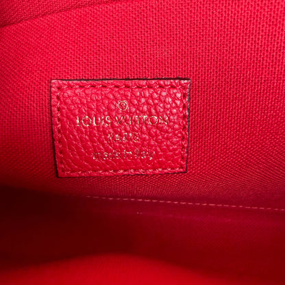 Louis Vuitton Pochette Félicie Monogram Empreinte Scarlet Rot Gold Louis Vuitton