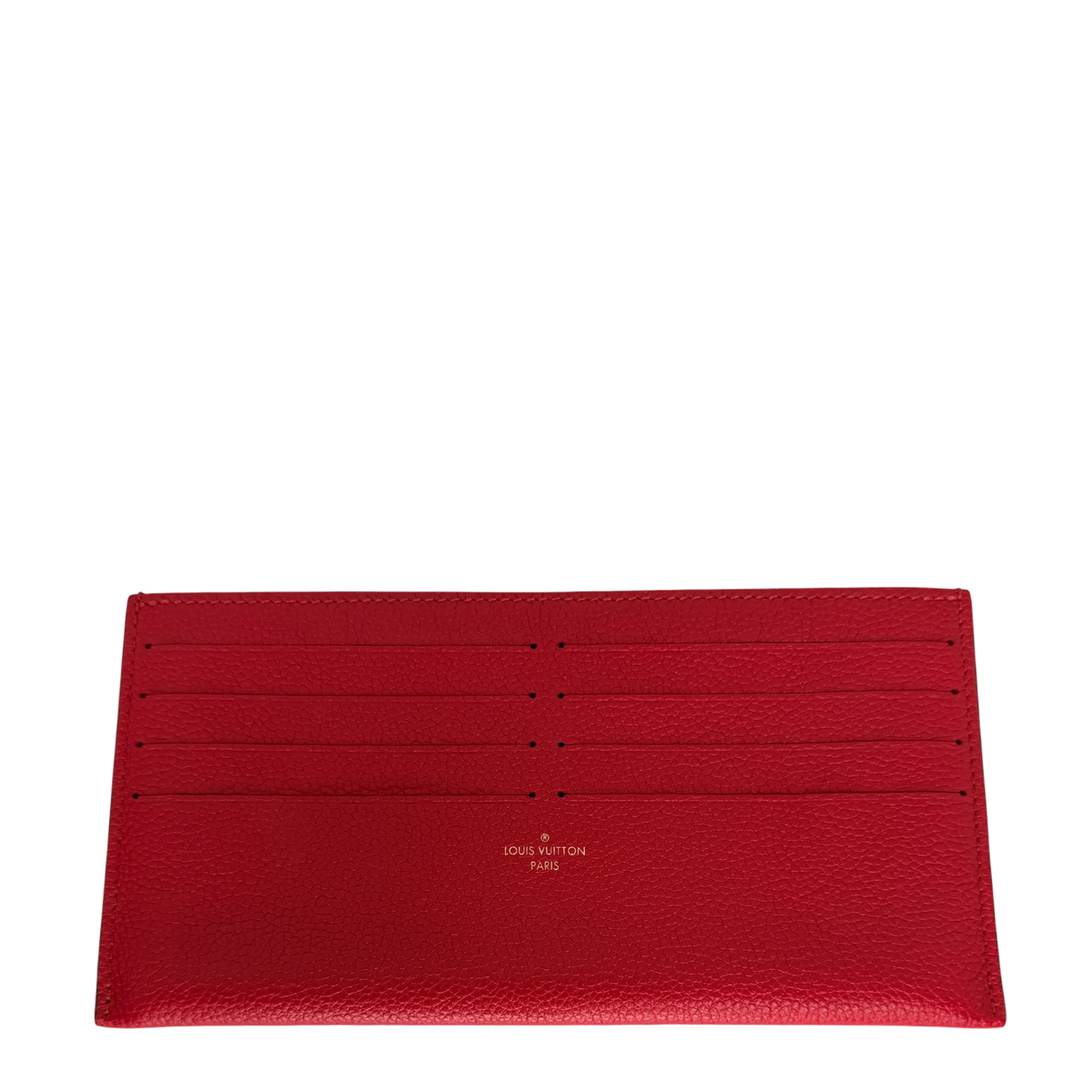 Louis Vuitton Pochette Félicie Monogram Empreinte Scarlet Rot Gold Louis Vuitton
