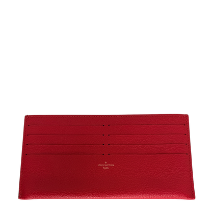 Louis Vuitton Pochette Félicie Monogram Empreinte Scarlet Rot Gold Louis Vuitton