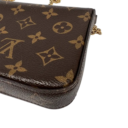 Louis Vuitton Félicie Pochette Monogram Canvas M81896 / sehr gut Louis Vuitton