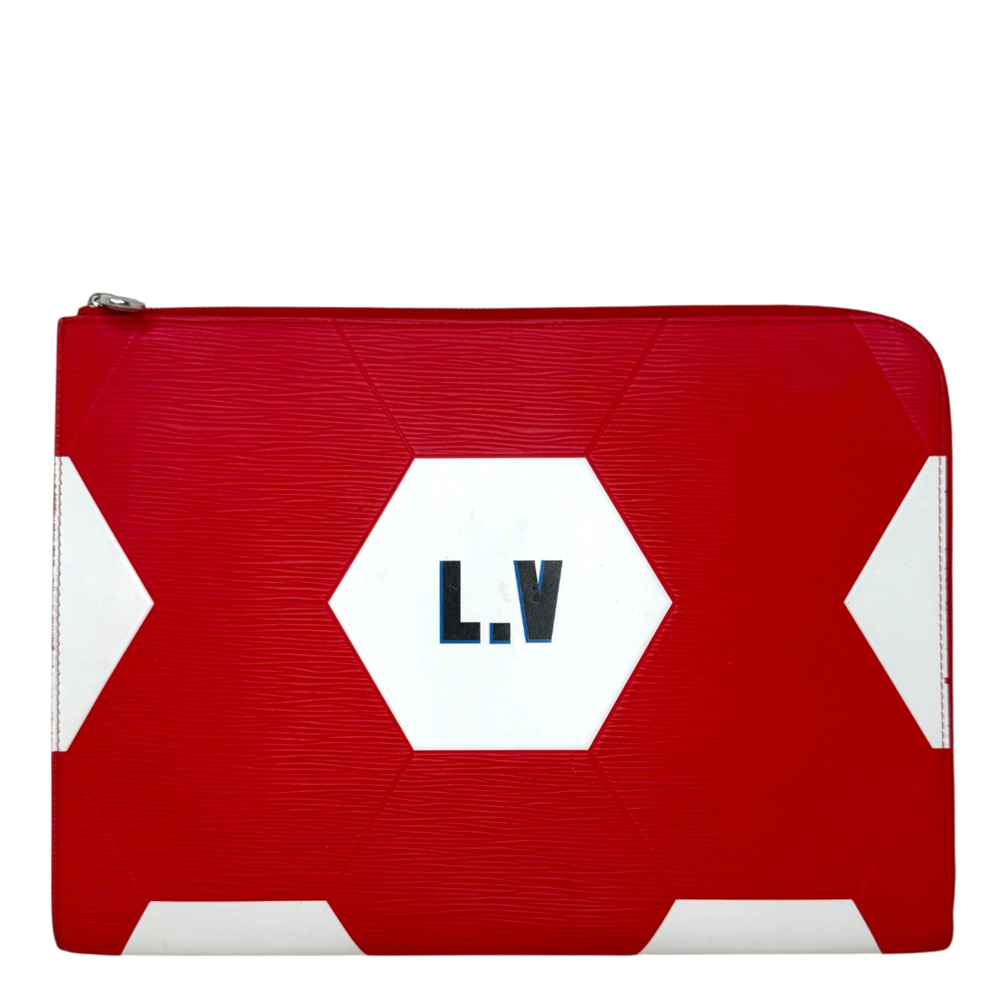 Louis Vuitton Pochette Jour GM FIFA World Cup 2018 Epi Leder Rot Weiß Clutch Louis Vuitton