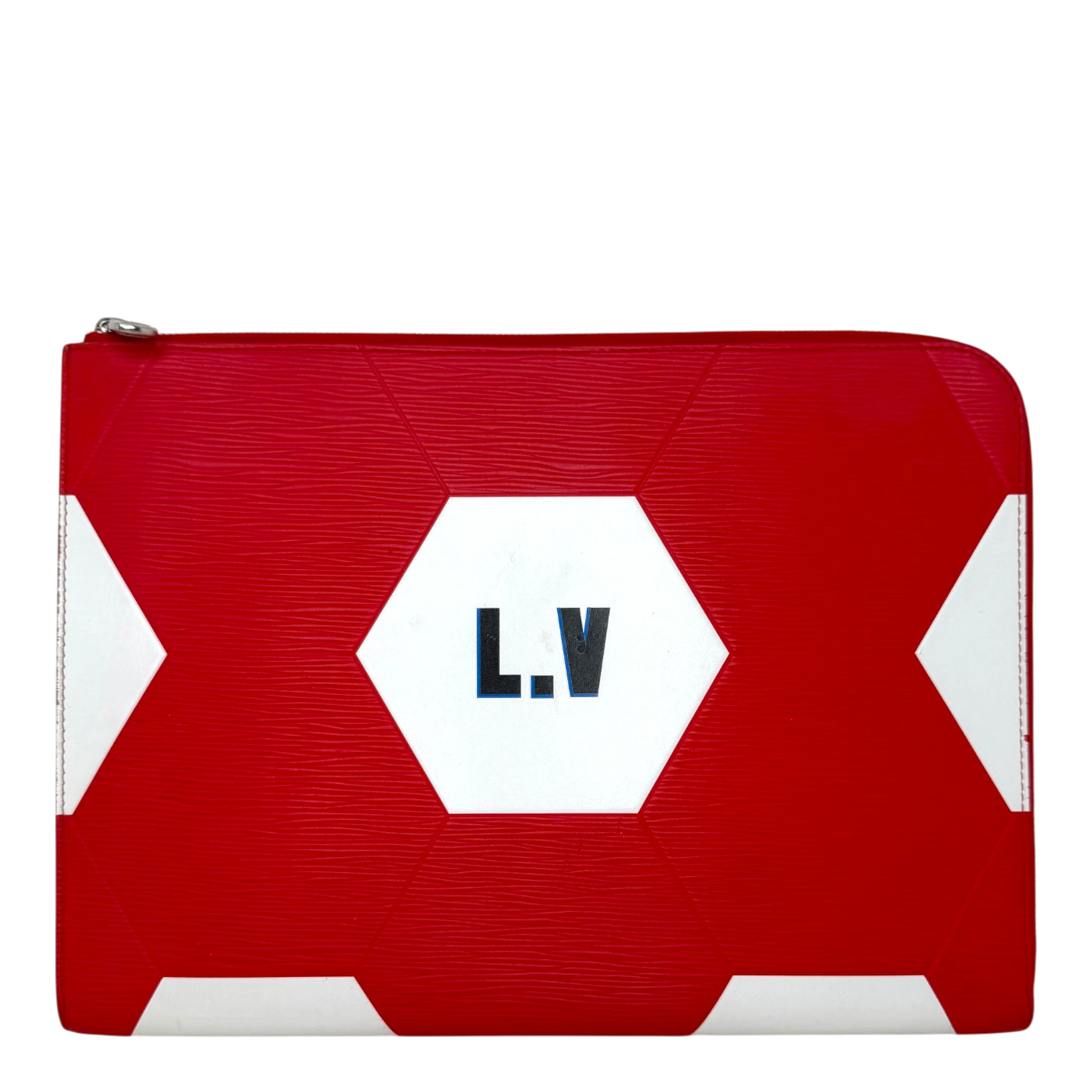 Louis Vuitton Pochette Jour GM FIFA World Cup 2018 Epi Leder Rot Weiß Clutch Louis Vuitton
