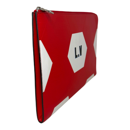 Louis Vuitton Pochette Jour GM FIFA World Cup 2018 Epi Leder Rot Weiß Clutch Louis Vuitton