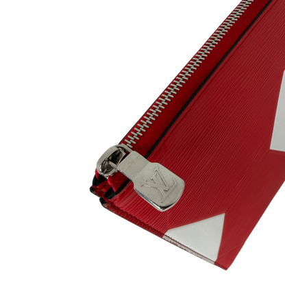 Louis Vuitton Pochette Jour GM FIFA World Cup 2018 Epi Leder Rot Weiß Clutch Louis Vuitton