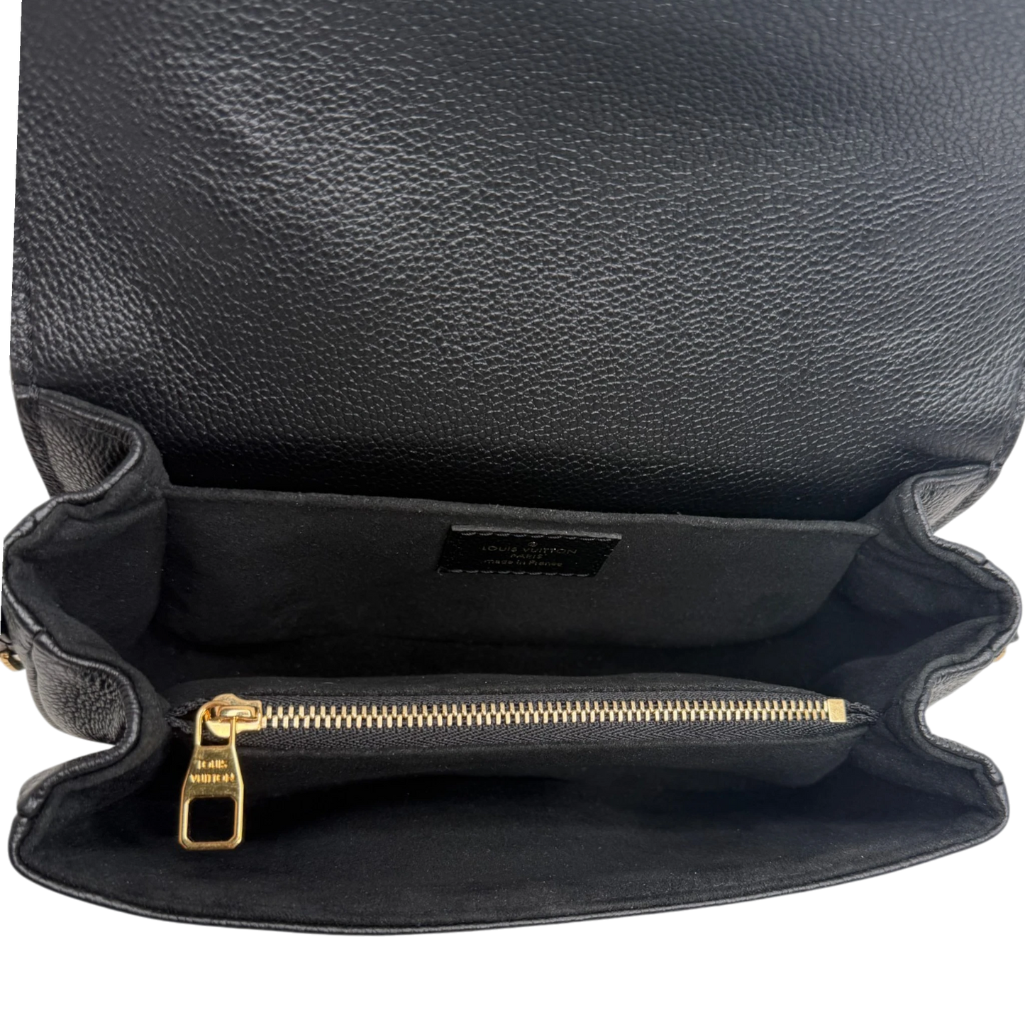 Louis Vuitton Pochette Métis East West Empreinte Leder schwarz / sehr gut Louis Vuitton
