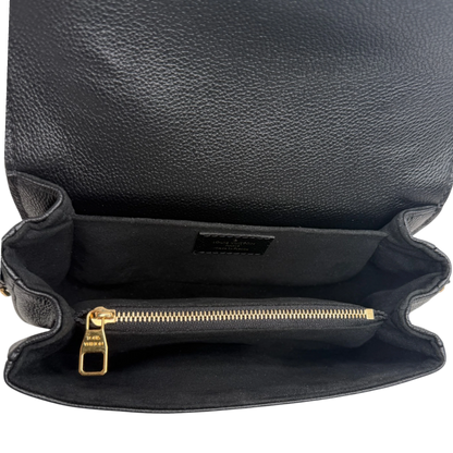 Louis Vuitton Pochette Métis East West Empreinte Leder schwarz / sehr gut Louis Vuitton