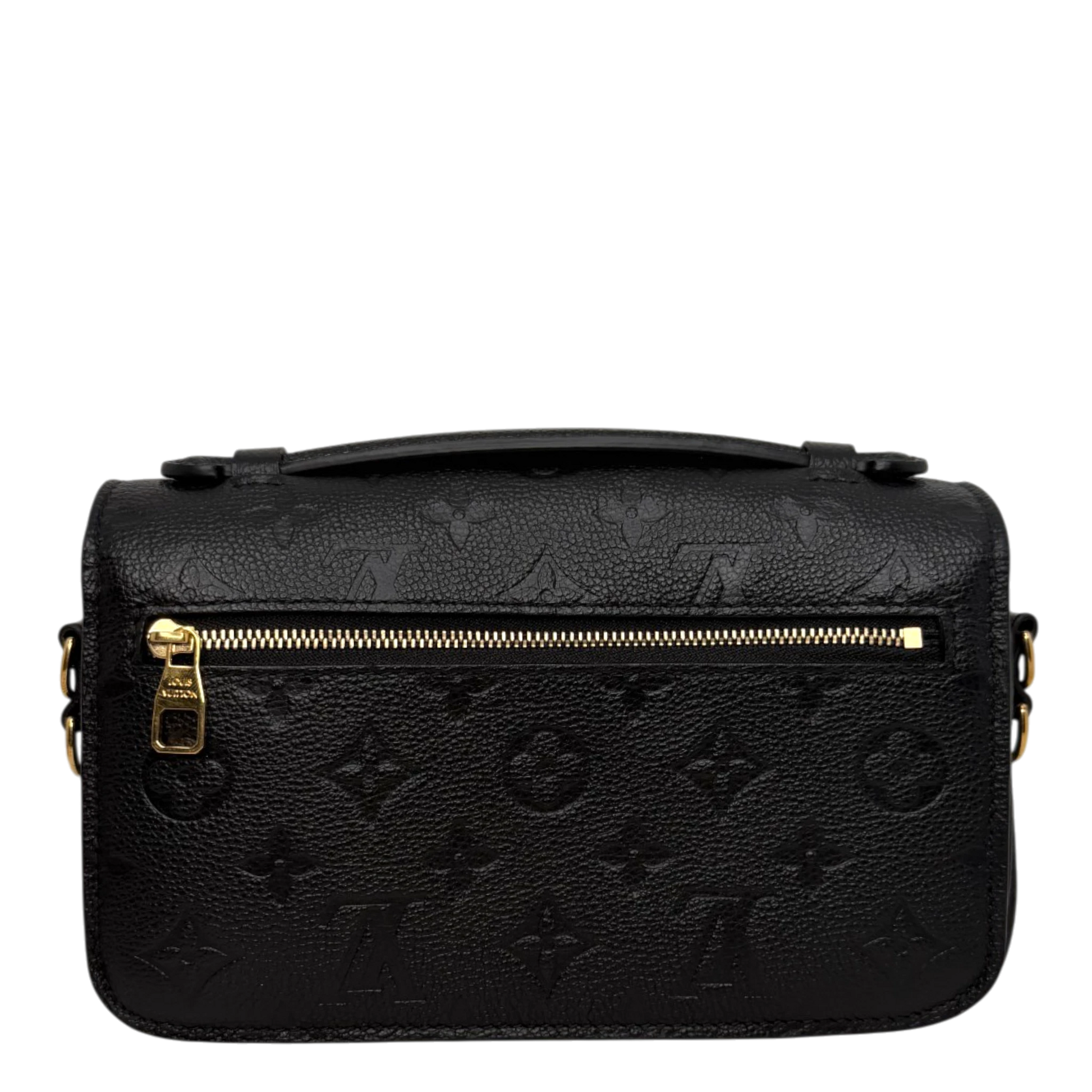 Louis Vuitton Pochette Métis East West Empreinte Leder schwarz / sehr gut Louis Vuitton