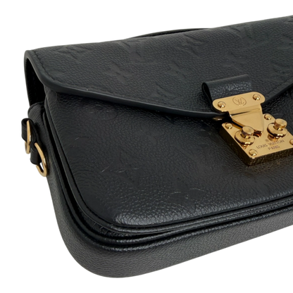 Louis Vuitton Pochette Métis East West Empreinte Leder schwarz / sehr gut Louis Vuitton