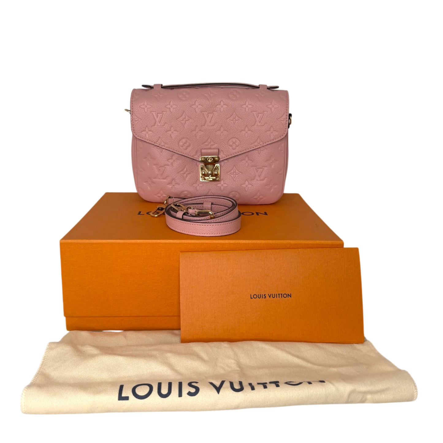 Louis Vuitton Pochette Métis Empreinte Leder M44018 Poudre Rosa Louis Vuitton