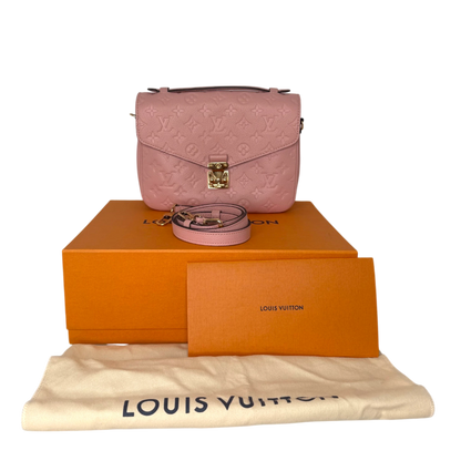 Louis Vuitton Pochette Métis Empreinte Leder M44018 Poudre Rosa Louis Vuitton