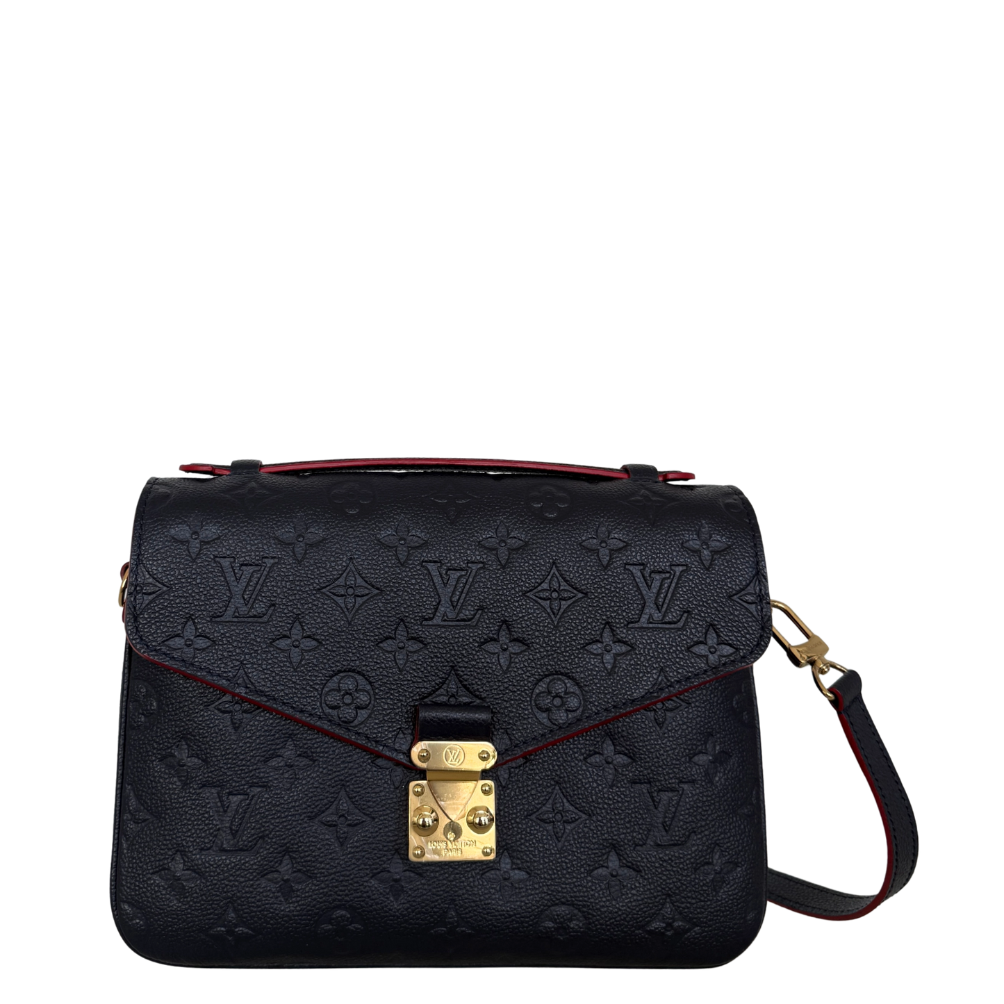 Louis Vuitton Pochette Métis Empreinte Leder M44071 Marineblau Fullset / neuwertig Louis Vuitton