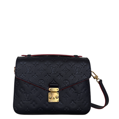 Louis Vuitton Pochette Métis Empreinte Leder M44071 Marineblau Fullset / neuwertig Louis Vuitton