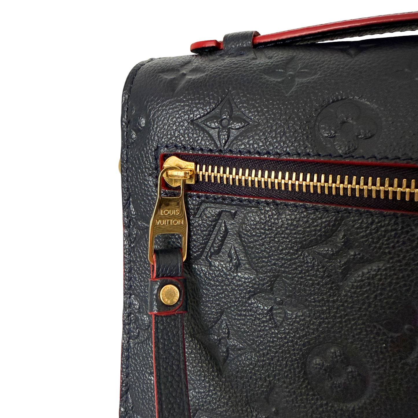 Louis Vuitton Pochette Métis Empreinte Leder M44071 Marineblau Fullset / neuwertig Louis Vuitton