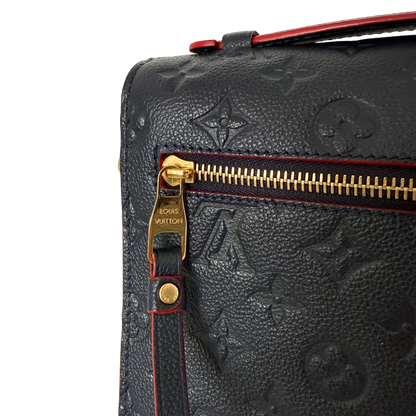 Louis Vuitton Pochette Métis Empreinte Leder M44071 Marineblau Fullset / neuwertig Louis Vuitton