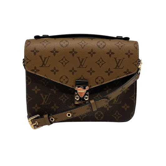 Louis Vuitton Pochette Métis Monogram Reverse Canvas Fullset / ungetragen Louis Vuitton