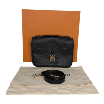 Louis Vuitton Pochette Métis Empreinte Leder M41487 Schwarz Fullset Louis Vuitton
