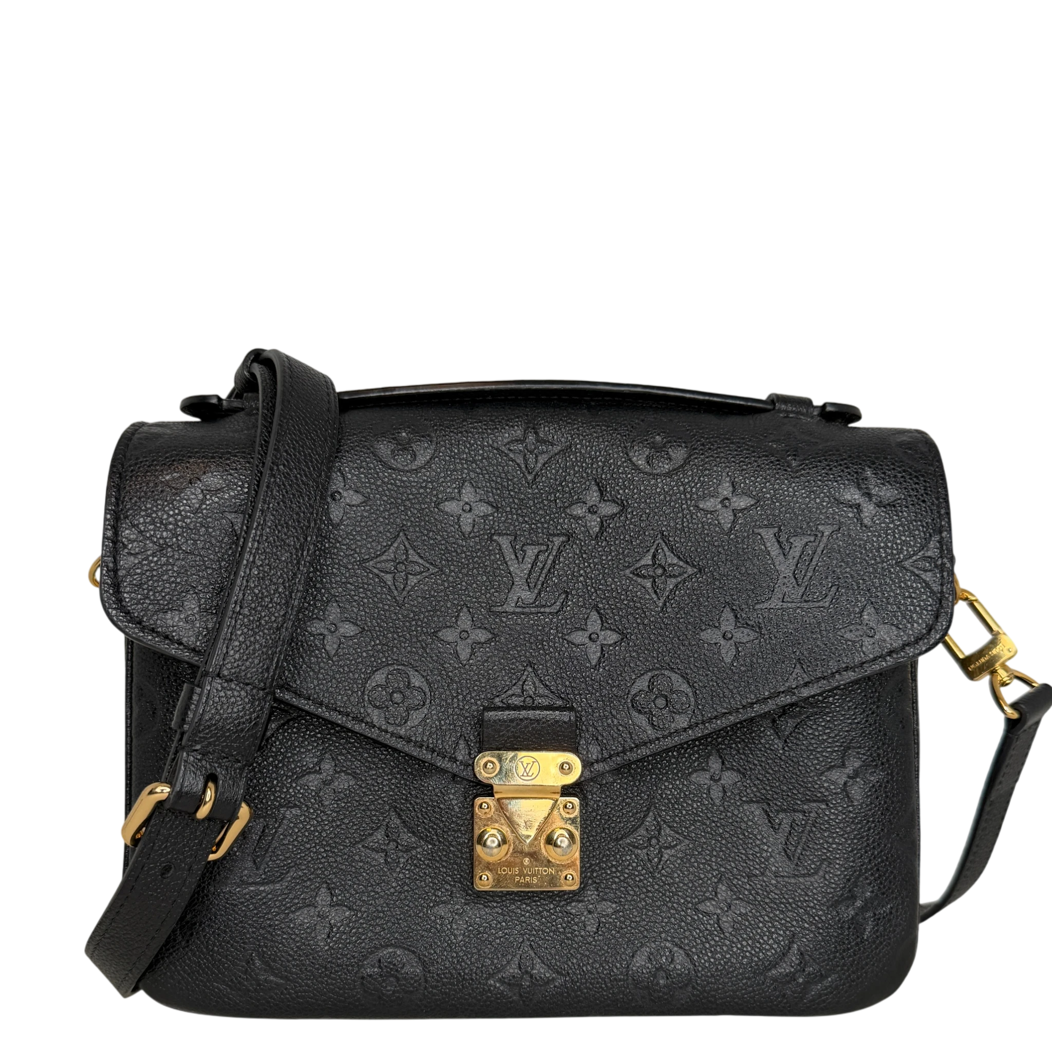 Louis Vuitton Pochette Métis Monogram Empreinte Schwarz Gold Louis Vuitton