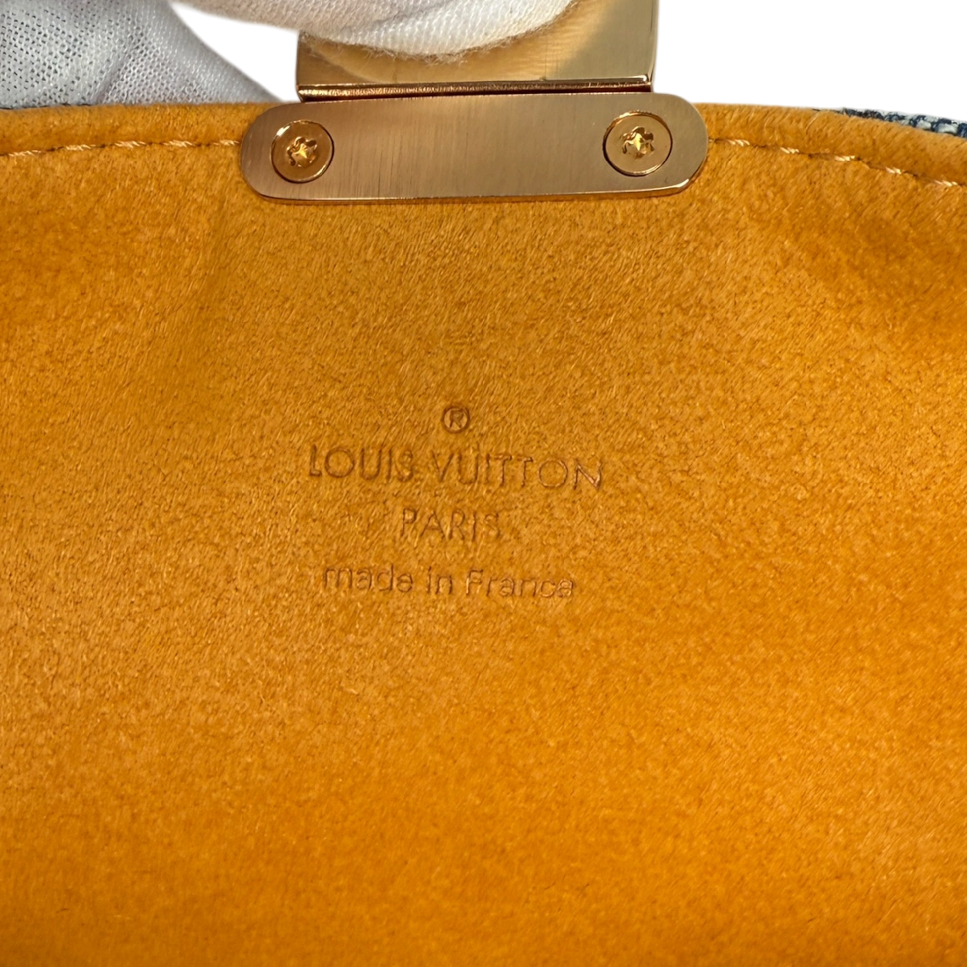 Louis Vuitton Pochette Plate Denim M95007 Fullset /neuwertig Louis Vuitton