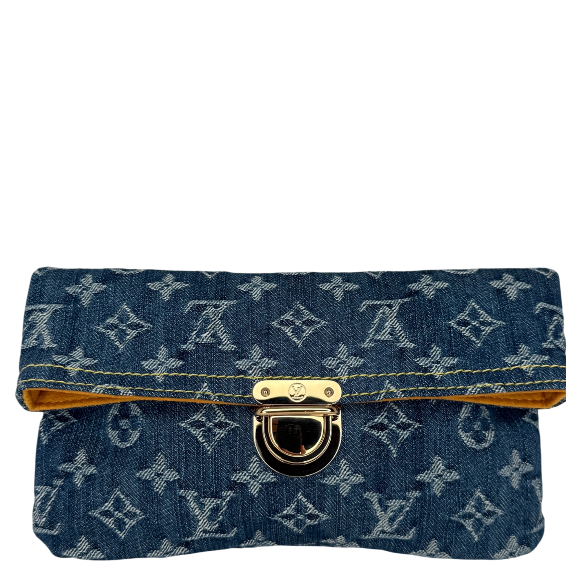 Louis Vuitton Pochette Plate Denim M95007 Fullset /neuwertig Louis Vuitton