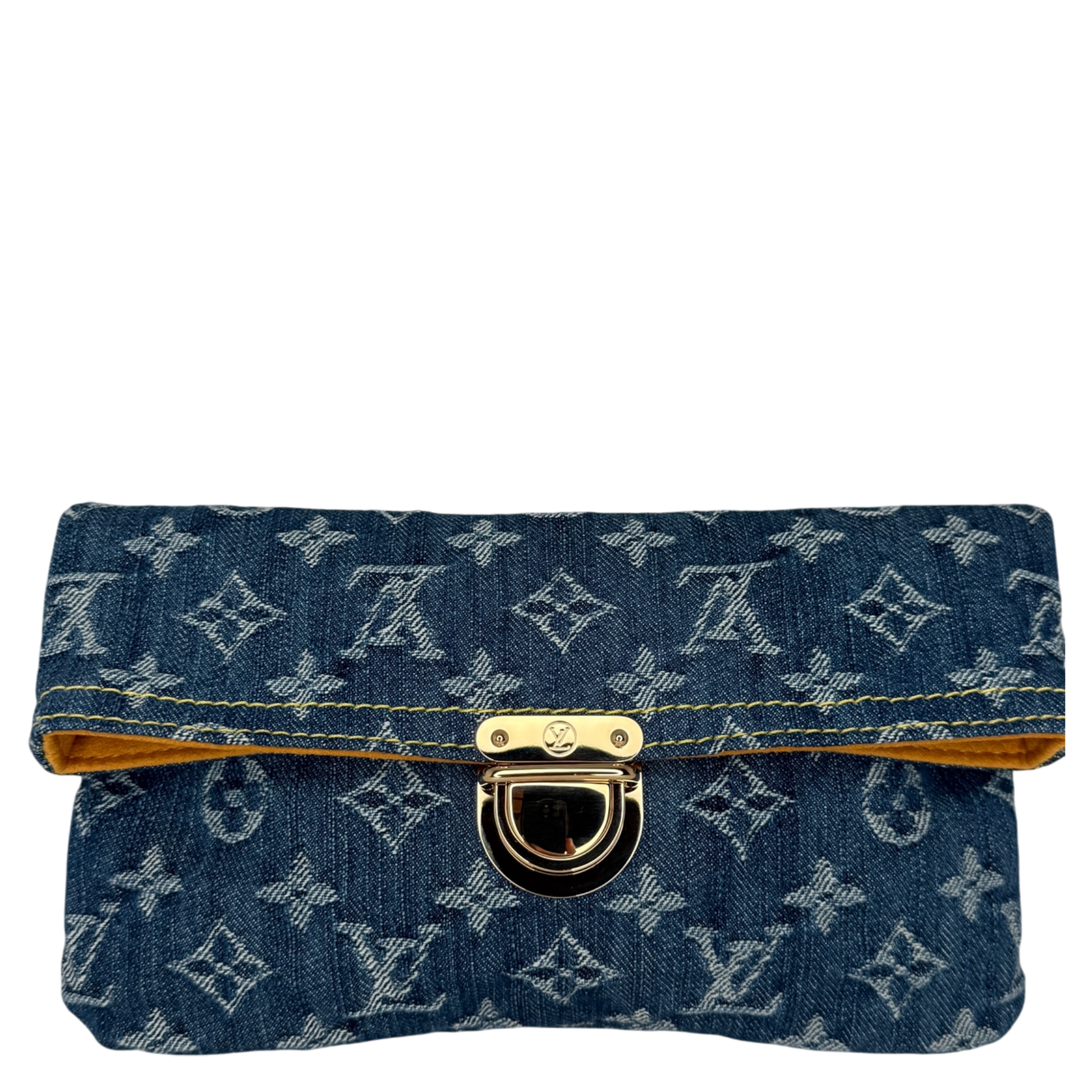 Louis Vuitton Pochette Plate Denim M95007 Fullset /neuwertig Louis Vuitton