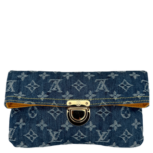 Louis Vuitton Pochette Plate Denim M95007 Fullset /neuwertig
