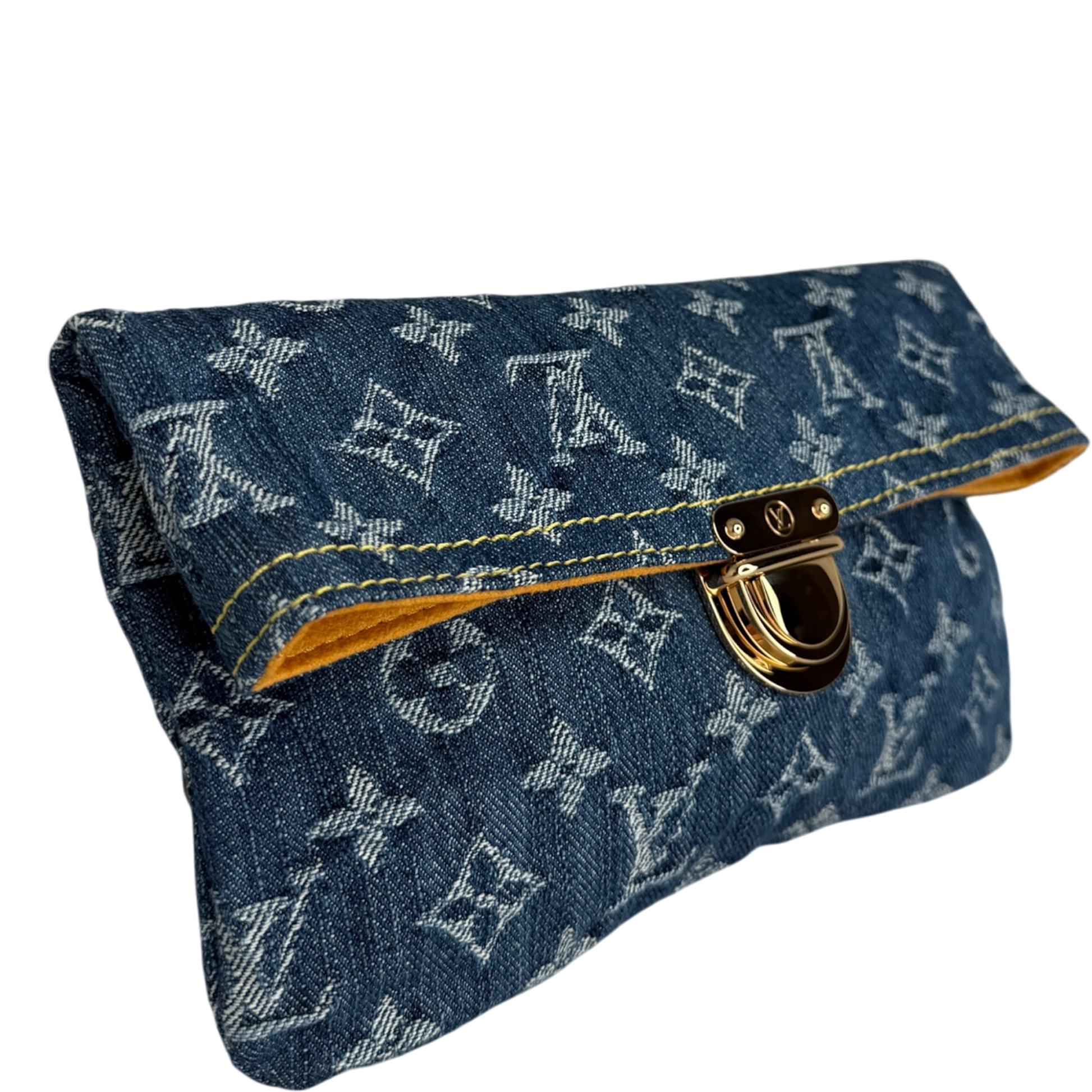 Louis Vuitton Pochette Plate Denim M95007 Fullset /neuwertig Louis Vuitton