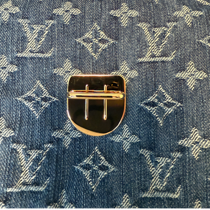 Louis Vuitton Pochette Plate Denim M95007 Fullset /neuwertig Louis Vuitton