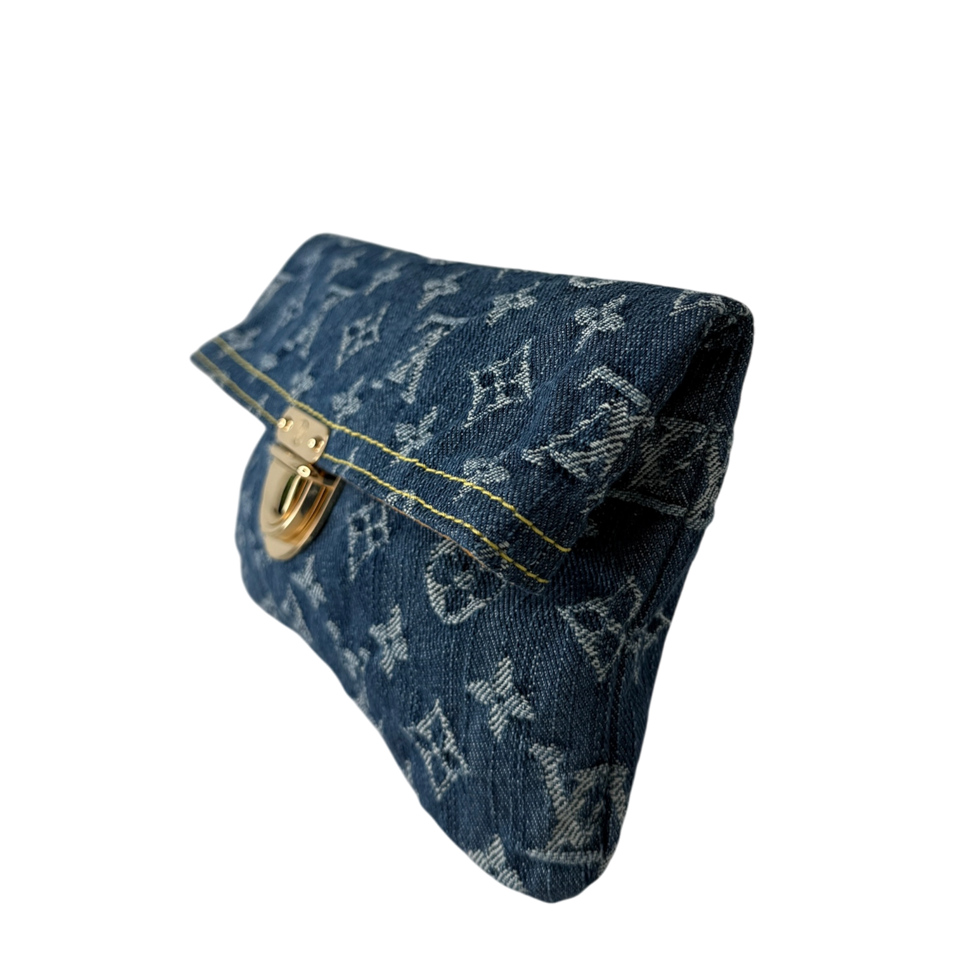 Louis Vuitton Pochette Plate Denim M95007 Fullset /neuwertig Louis Vuitton