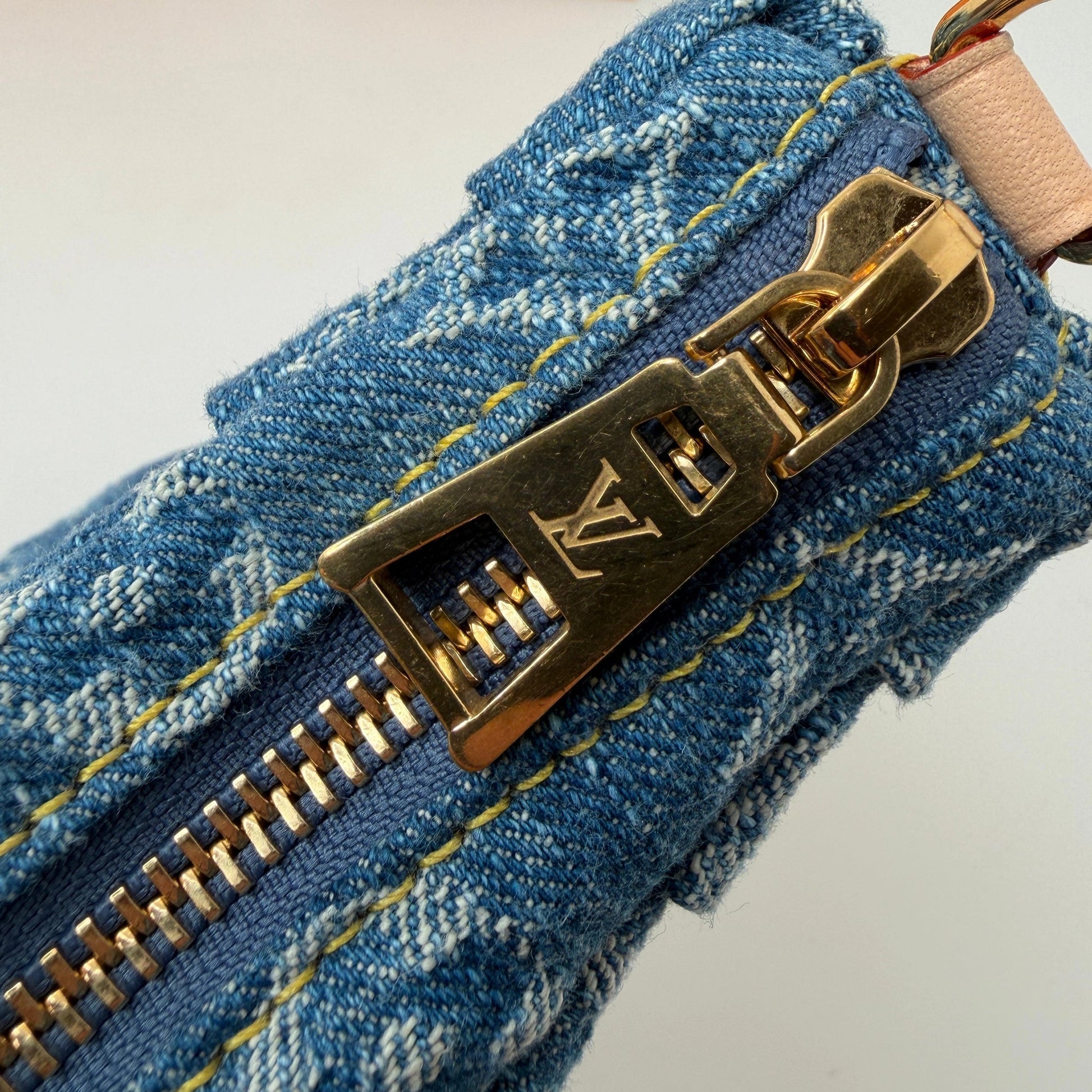 Louis Vuitton Pochette Valley Denim M13571 Fullset / sehr gut Louis Vuitton