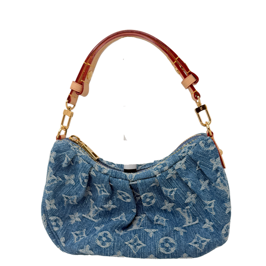 Louis Vuitton Pochette Valley Denim M13571 Fullset / sehr gut Louis Vuitton