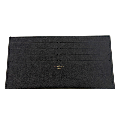 Louis Vuitton Félicie Pochette Empreinte Leder schwarz Fullset / sehr gut Louis Vuitton