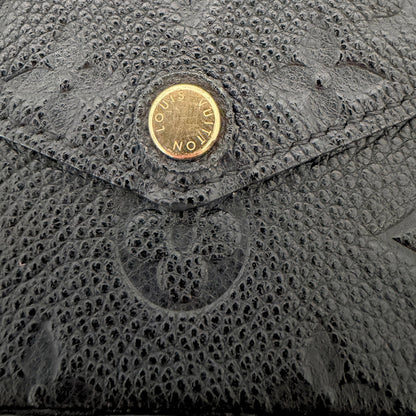 Louis Vuitton Félicie Pochette Empreinte Leder schwarz Fullset / sehr gut Louis Vuitton