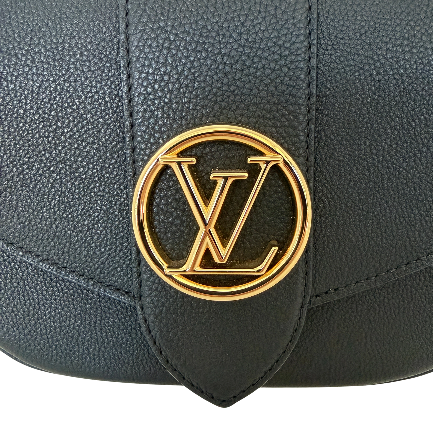 Louis Vuitton Pont 9 Soft MM Leder schwarz M58967 Fullset / neuwertig Louis Vuitton