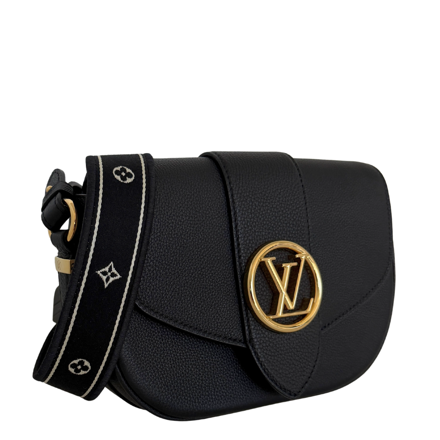 Louis Vuitton Pont 9 Soft MM Leder schwarz M58967 Fullset / neuwertig Louis Vuitton