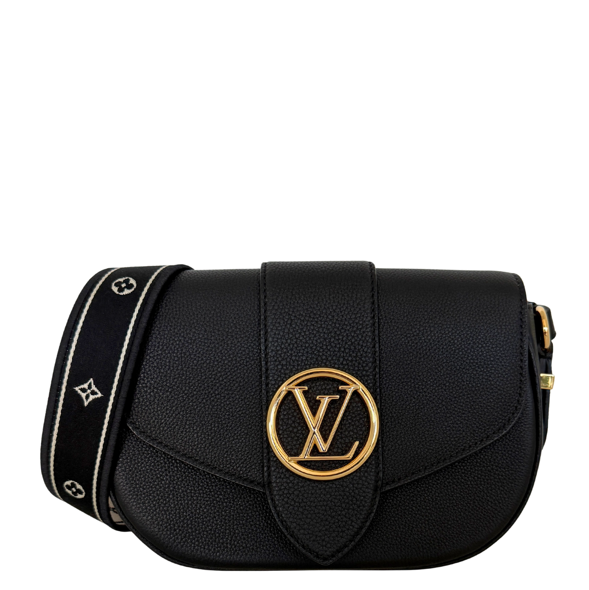 Louis Vuitton Pont 9 Soft MM Leder schwarz M58967 Fullset / neuwertig Louis Vuitton