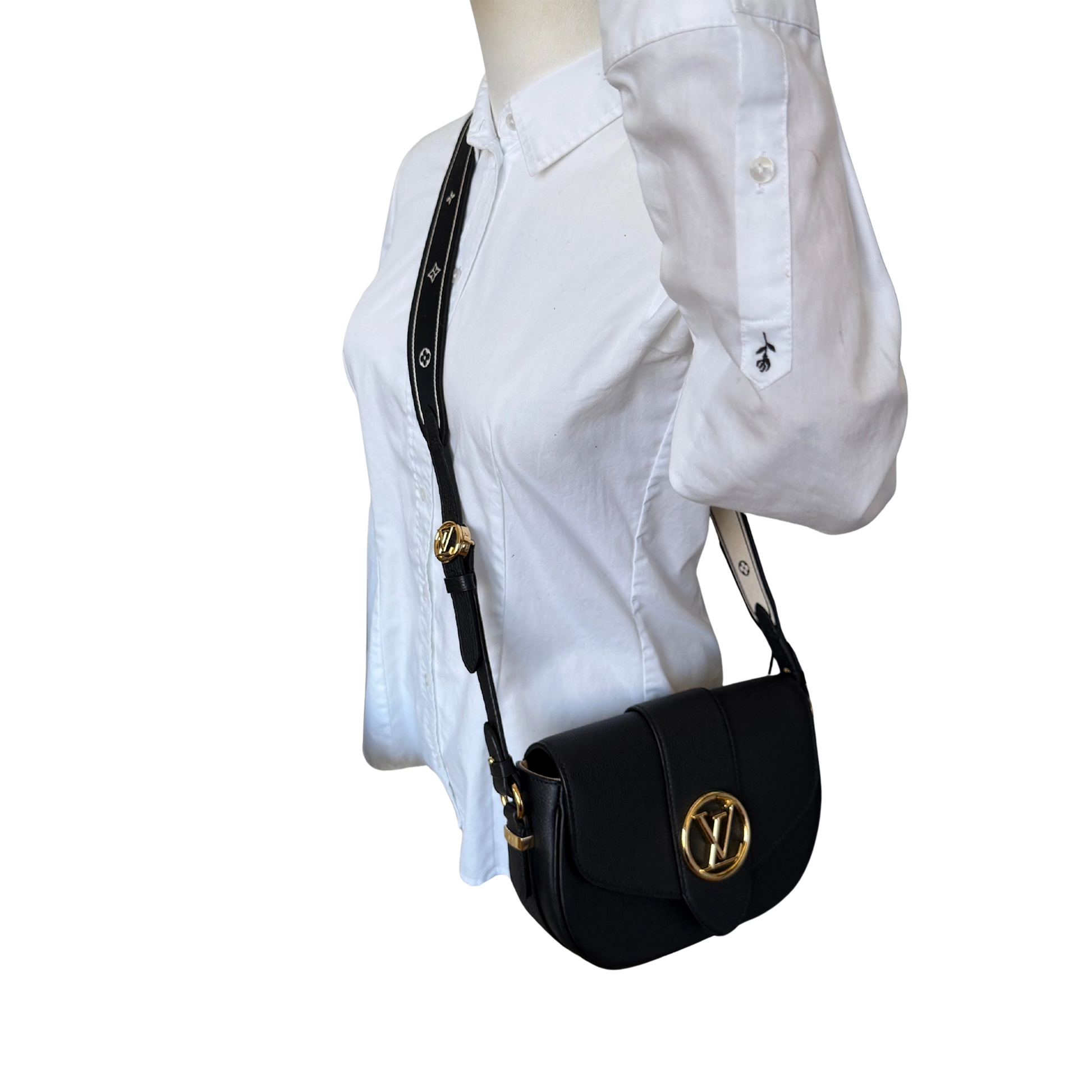 Louis Vuitton Pont 9 Soft MM Leder schwarz M58967 Fullset / neuwertig Louis Vuitton